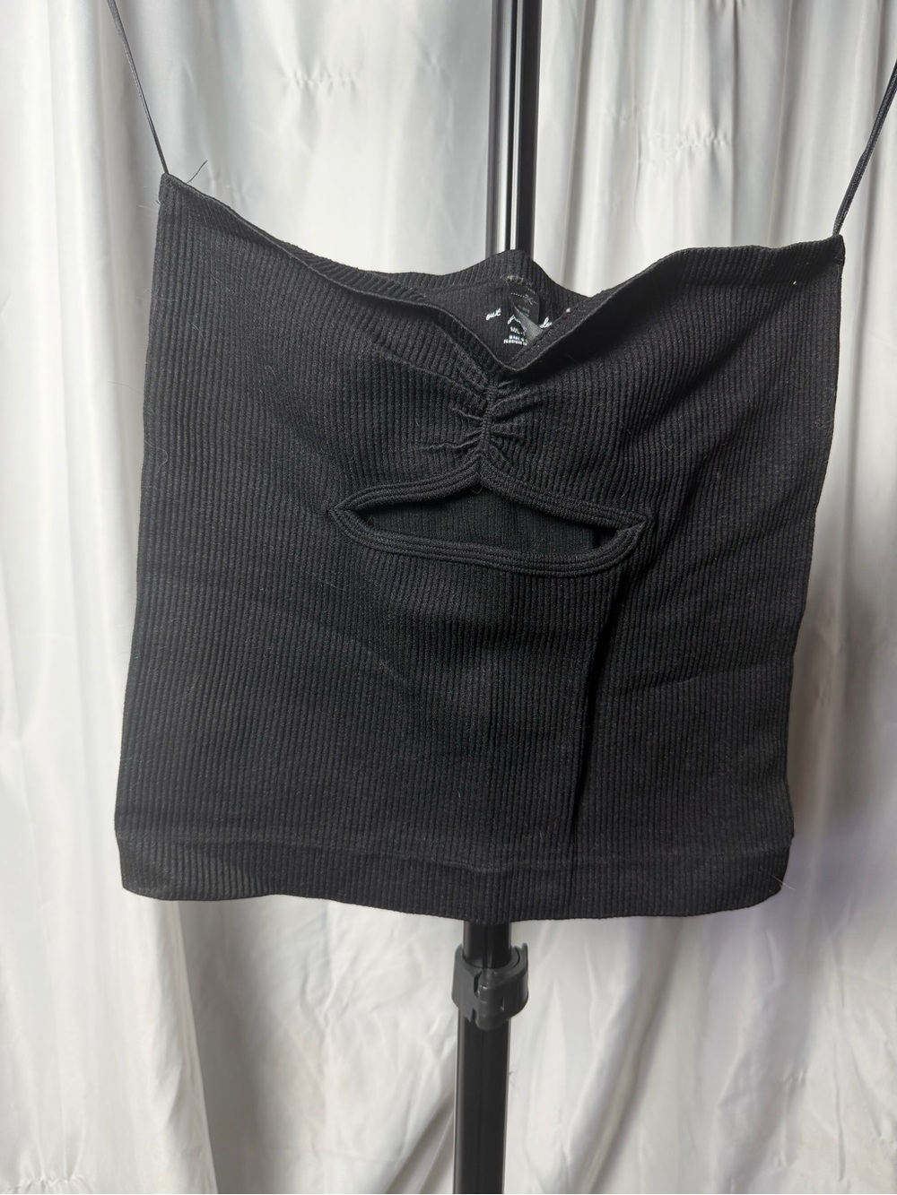Out From Under Urban Outfitters Ribbed Cutout Tube Top – Black – M/L – NWT